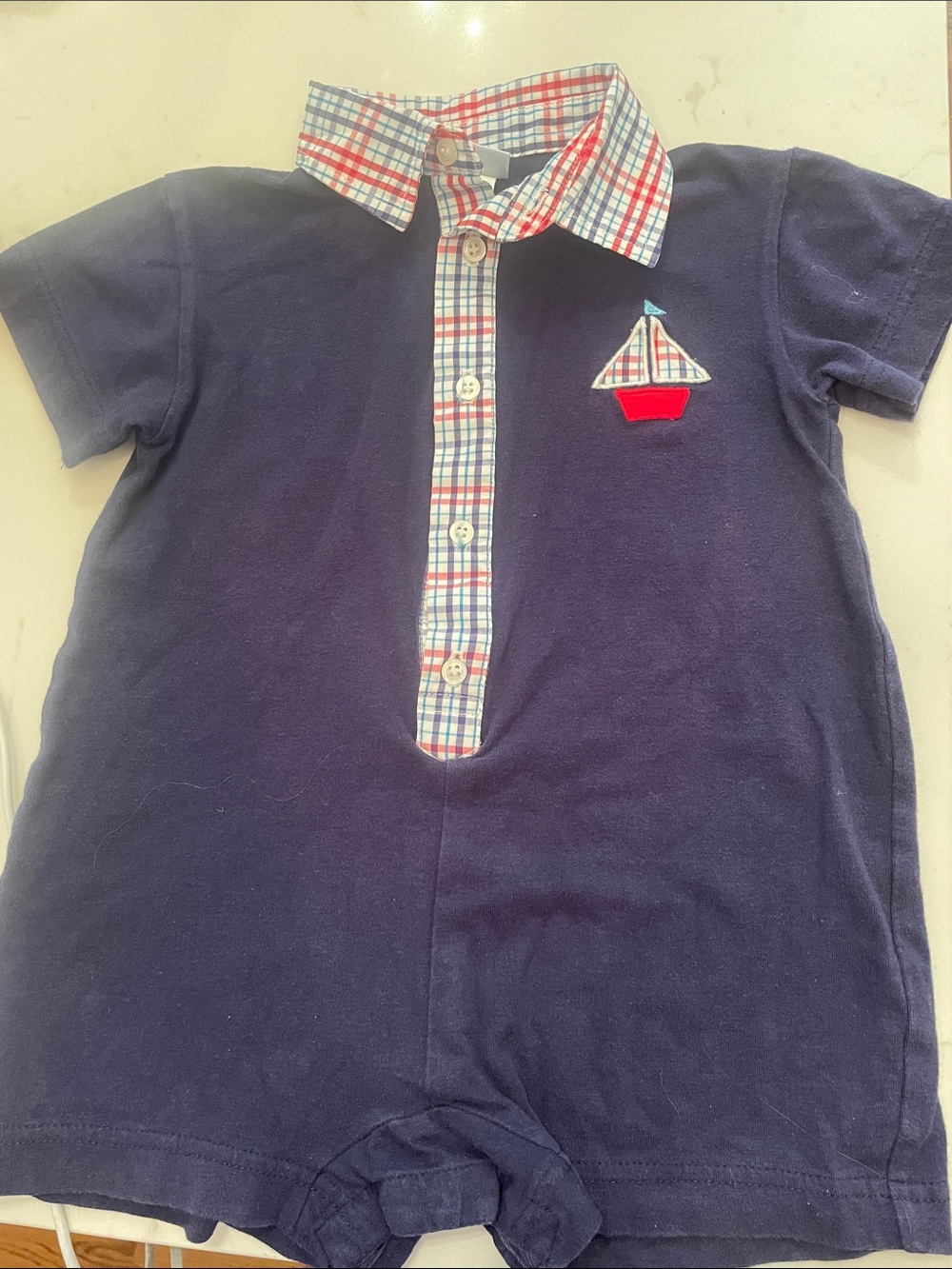 Florence Eiseman sailboat romper sz 18mo